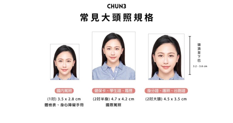 【2026懶人包】超詳細注意事項、照片、費用、過期換發 - 專業照相館-春山相館CHUN3|台北台中形象照|韓式證件照|情侶閨蜜照|家庭團體照