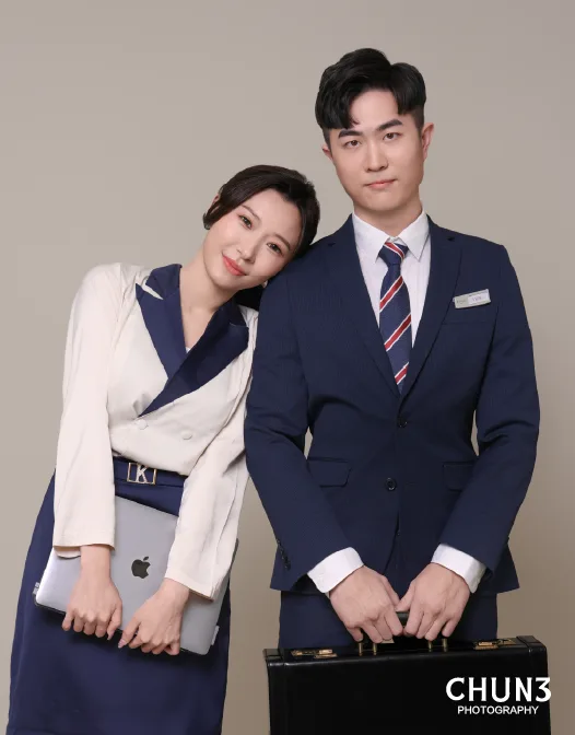 職場雙人 Office Pair Portrait