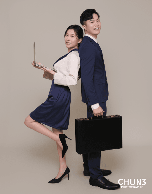 職場雙人 Office Pair Portrait