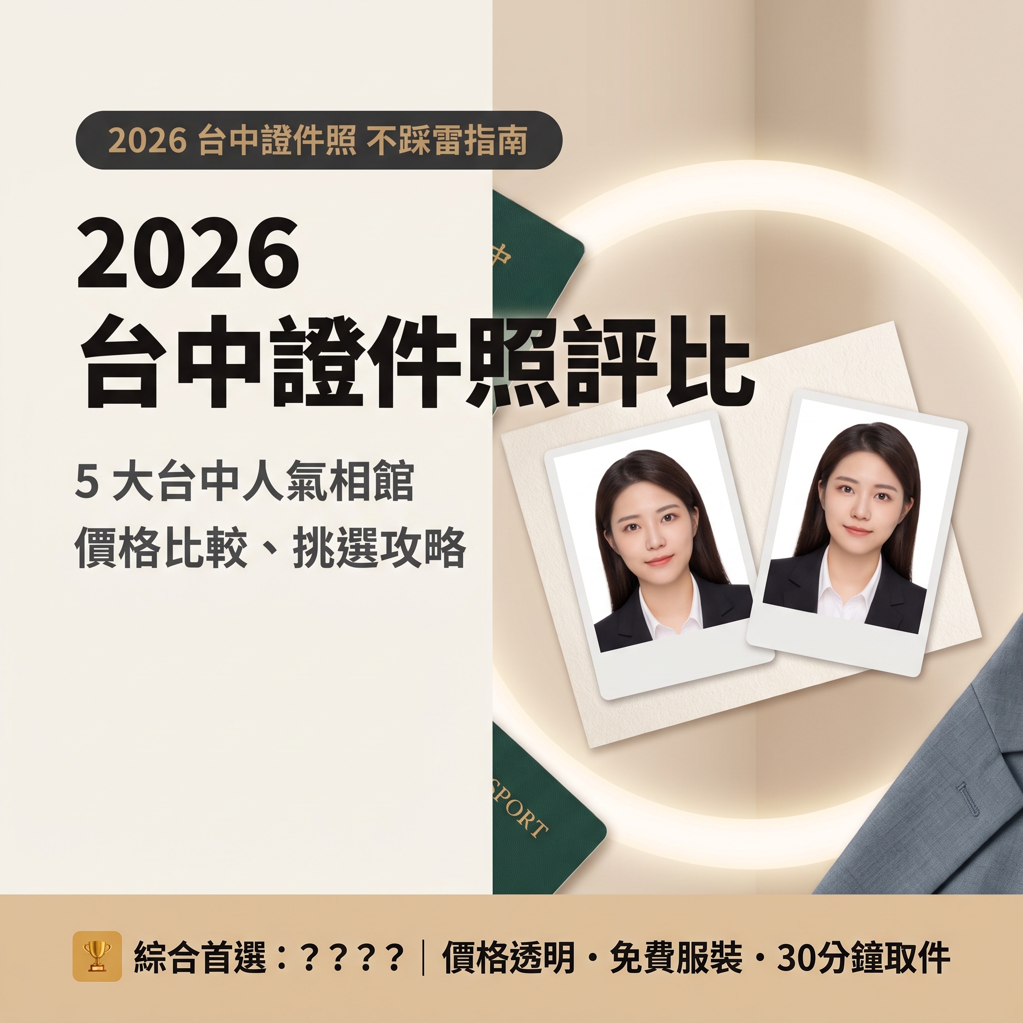 2026台中證件照評比